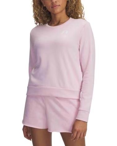 UNDER ARMOUR FELPA GIROCOLLO UNDER ARMOUR ROSA