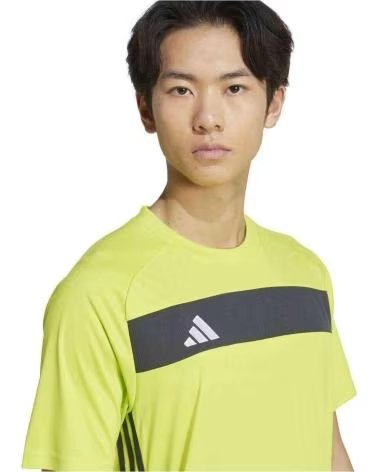 ADIDAS CAMISETA DE MANGA CORTA EN PARA HOMBRE AMARILLO
