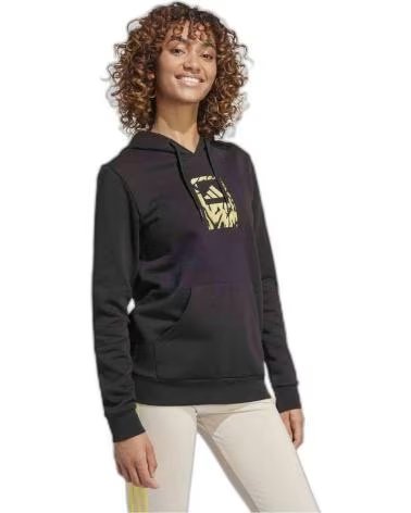 ADIDAS MOLETOM COM CAPUZ ADIDAS FEMININO NEGRO