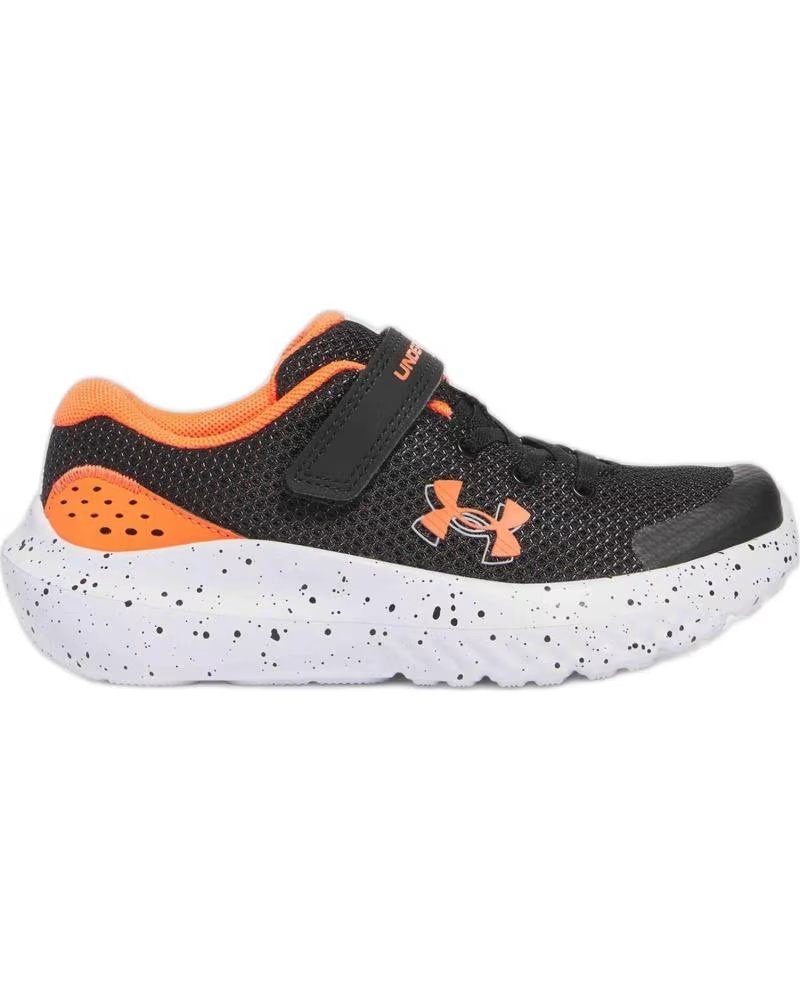 UNDER ARMOUR CHAUSSURES DE COURSE UNDER ARMOUR POUR ENFANTS UNISEXE NOIR NEGRO