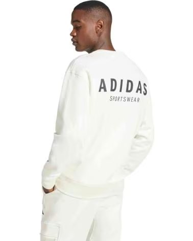ADIDAS SUDADERA EN PARA HOMBRE BLANCO