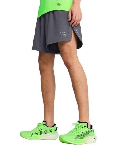 PUMA PANTALONI CORTI SPORTIVI PUMA GRIGI DA UOMO GRIS