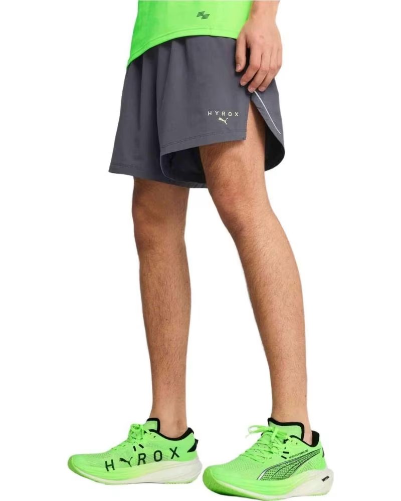 PUMA PANTALONI CORTI SPORTIVI PUMA GRIGI DA UOMO GRIS