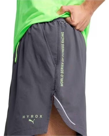 PUMA PANTALONI CORTI SPORTIVI PUMA GRIGI DA UOMO GRIS