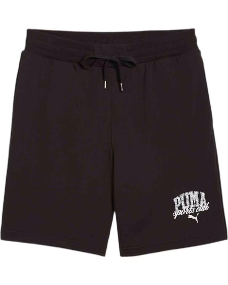 PUMA PANTALONCINO PUMA ESSENTIALS LOGO UNISEX NERO NEGRO
