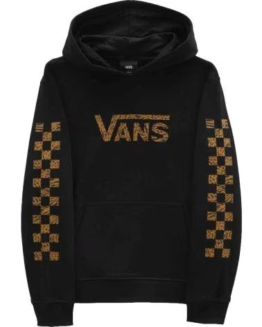 VANS OFF THE WALL FELPA CON CAPPUCCIO VANS "OFF THE WALL" CHECKERBOARD NERA DA DONNA NEGRO