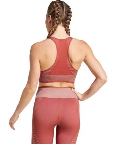 ADIDAS ADIDAS NAHTLOSER SPORT-BH FÜR DAMEN ROSA