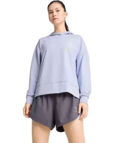 PUMA SWEATSHIRT À CAPUCHE PUMA POUR FEMME MORADO
