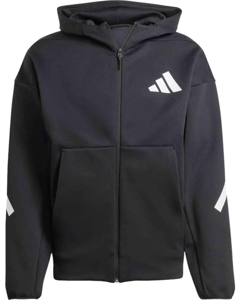 ADIDAS JAQUETA ADIDAS M ZNE COM ZÍPER COMPLETO MASCULINA NEGRO