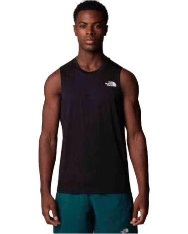 THE NORTH FACE REGATA ESPORTIVA COM LOGO FRONTAL NEGRO