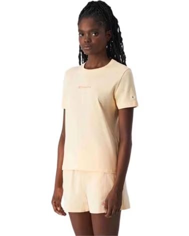 CHAMPION CAMISETA DE MANGA CORTA EN PARA MUJER NARANJA