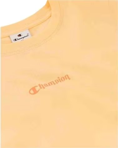 CHAMPION CAMISETA DE MANGA CORTA EN PARA MUJER NARANJA