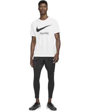NIKE CAMISETA NIKE RUNNING DE MANGA CURTA MASCULINA BLANCO