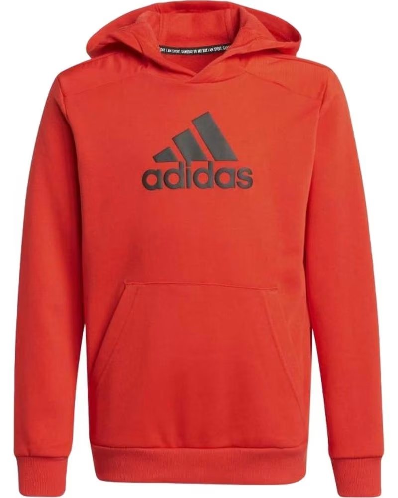 ADIDAS SUDADERA B BOS HD ROJO H07740 NEGRO