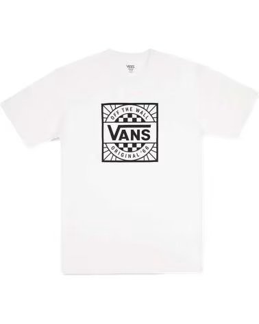 VANS OFF THE WALL CAMISETA MANGA CURTA VANS OFF THE WALL MASCULINA BLANCO