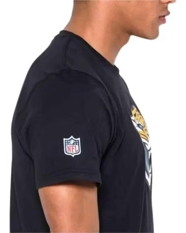 NEW ERA CAMISETA MANGA CURTA NEW ERA NFL JACKSONVILLE JAGUARS MASCULINA NEGRO