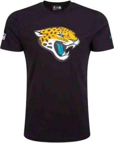 NEW ERA CAMISETA MANGA CURTA NEW ERA NFL JACKSONVILLE JAGUARS MASCULINA NEGRO