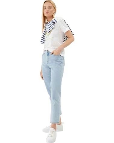 CONVERSE CONVERSE DAMEN KURZARM-T-SHIRT MIT BLUMENPRINT BLANCO