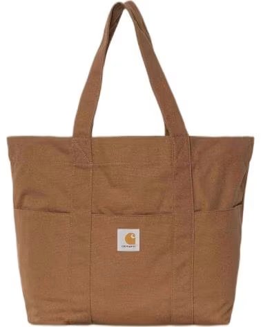 CARHARTT WIP CARHARTT WIP CANVAS TOTE BAG FOR UNISEX, BROWN COLOR MARRON