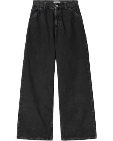 CARHARTT WIP CARHARTT WIP HOSE WEITES BEIN FÜR DAMEN SCHWARZ NEGRO
