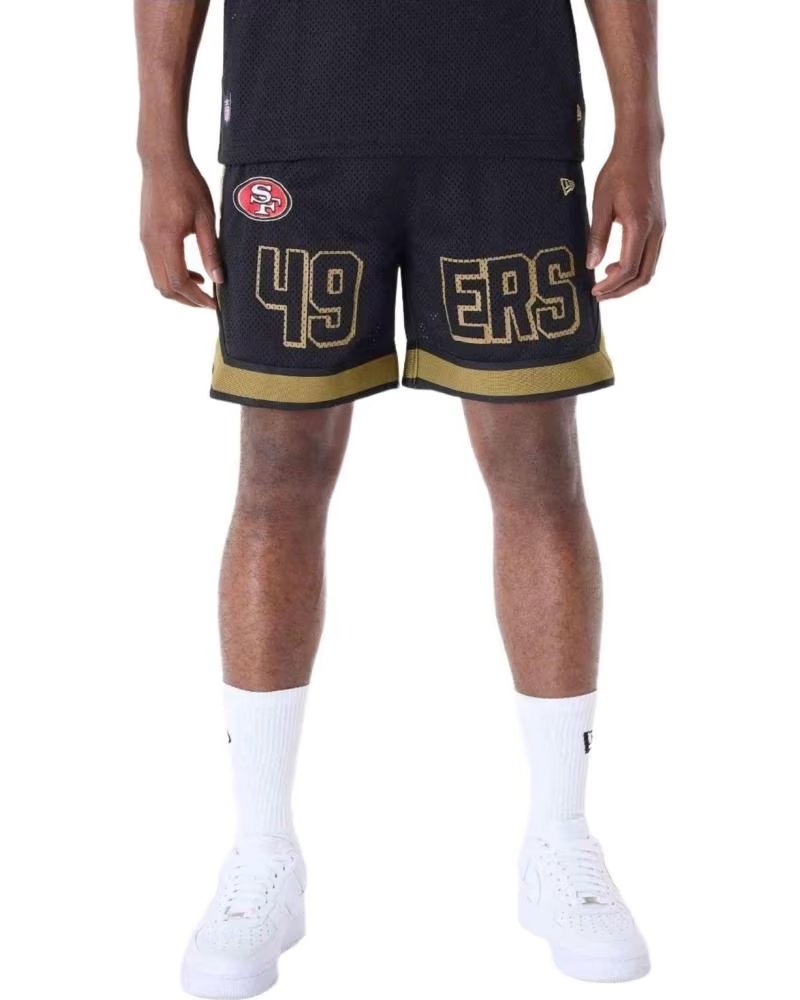NEW ERA PANTALONCINO NEW ERA 49ERS NFL NERO DA UOMO NEGRO