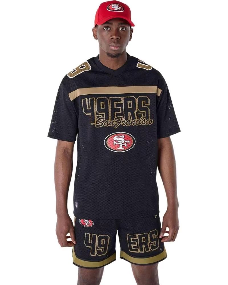 NEW ERA NEW ERA AMERICAN FOOTBALL TRIKOT FÜR HERREN SAN FRANCISCO 49ERS NEGRO