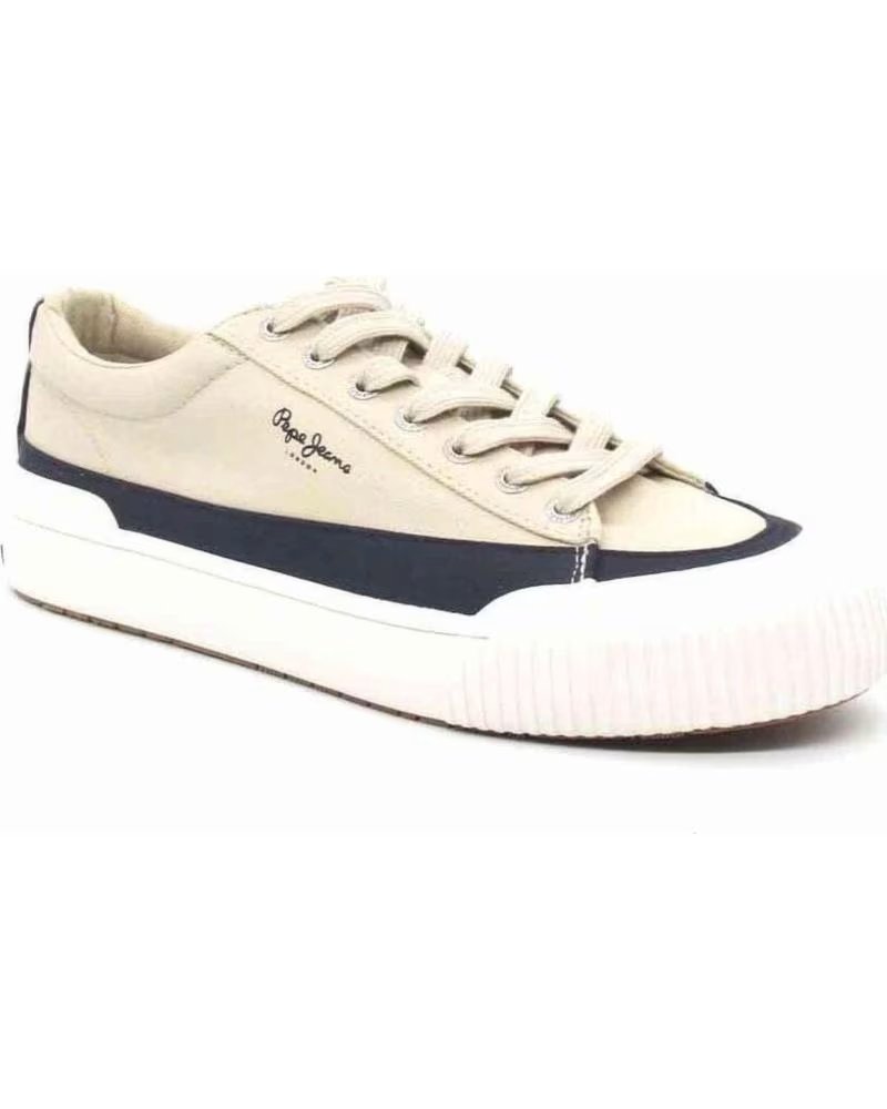 PEPE JEANS PEPE JEANS HERREN-SNEAKER AUS CANVAS IN BEIGE BEIGE