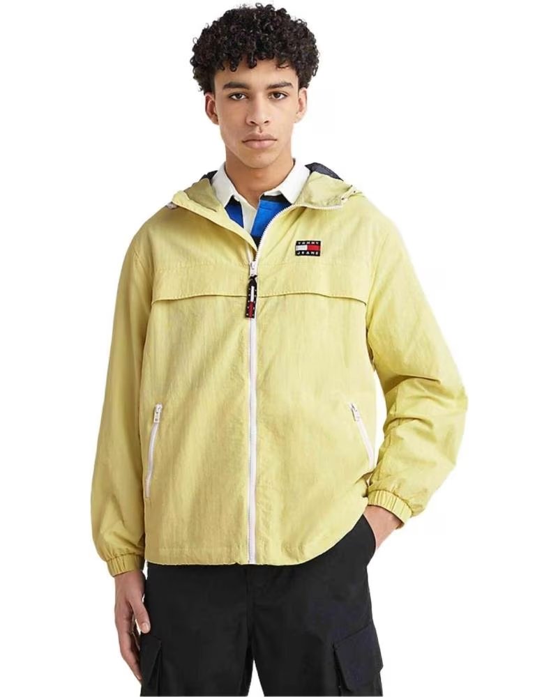 TOMMY HILFIGER VESTE À CAPUCHE TOMMY HILFIGER POUR HOMME MARRON
