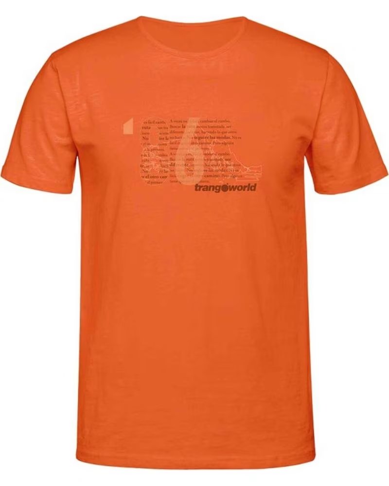 TRANGOWORLD CAMISETA DE MANGA CORTA EN PARA HOMBRE NARANJA