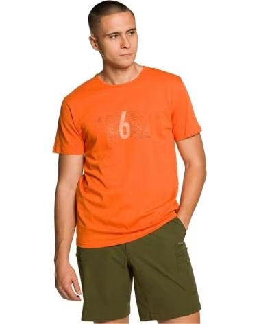 TRANGOWORLD CAMISETA DE MANGA CORTA EN PARA HOMBRE NARANJA