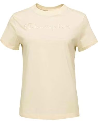 CHAMPION CAMISETA DE MANGA CORTA CHAMPION PARA MUJER BEIGE