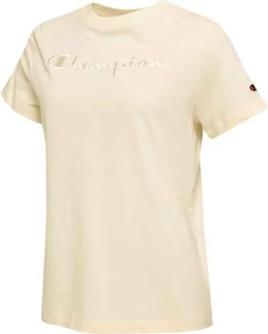 CHAMPION CAMISETA DE MANGA CORTA CHAMPION PARA MUJER BEIGE