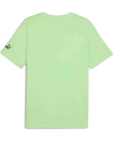 PUMA CAMISETA PUMA ESSENTIALS LOGO MANGA CORTA UNISEX VERDE LIMA VERDE