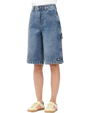 DICKIES BERMUDAS EN PARA MUJER AZUL
