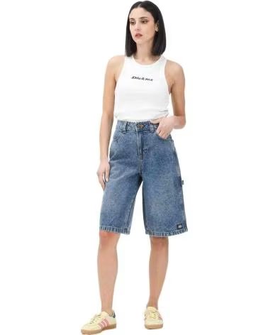 DICKIES BERMUDAS EN PARA MUJER AZUL