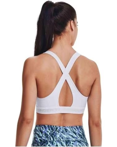 UNDER ARMOUR SUJETADOR 1361034-100 EN BLANCO PARA MUJER WHITE