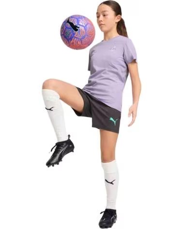 PUMA T-SHIRT PUMA À MANCHES COURTES AVEC IMPRIMÉ POUR ENFANTS MORADO