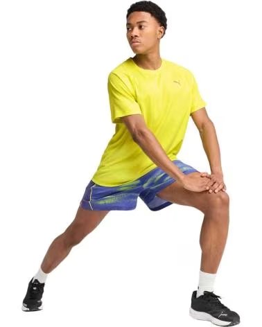 PUMA CAMISETA DE RUNNING VELOCITY PARA HOMBRE, REFERENCIA 689768 AMARILLO