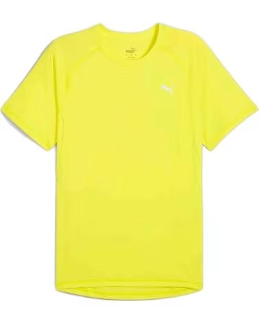 PUMA CAMISETA DE RUNNING VELOCITY PARA HOMBRE, REFERENCIA 689768 AMARILLO