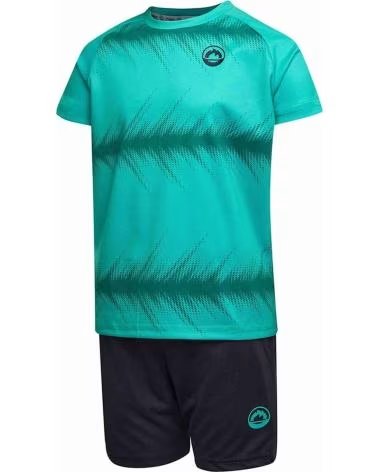JHAYBER JHAYBER GREEN UNISEX KIDS SPORTSWEAR SET VERDE