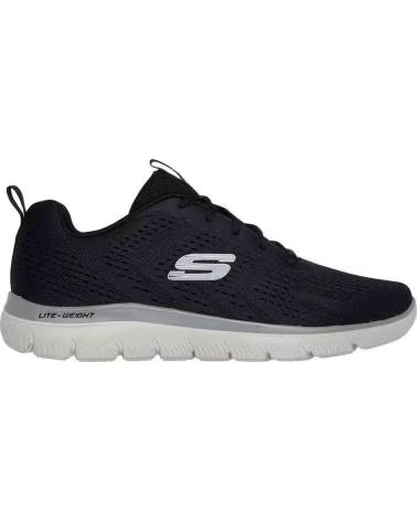 SKECHERS SCARPE SKECHERS DA UOMO NERE NEGRO