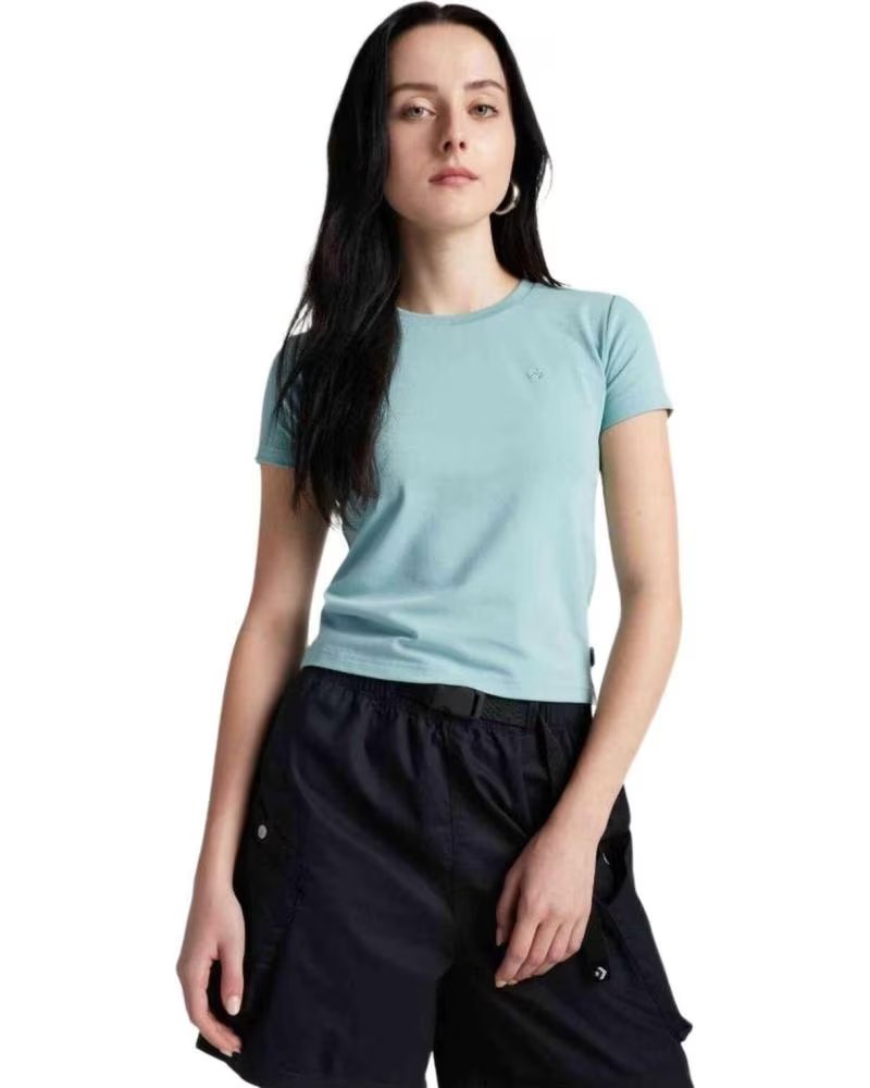CONVERSE CAMISETA DE MANGA CORTA EN PARA MUJER VERDE
