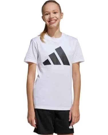 ADIDAS MAGLIETTA ADIDAS TIRO CON LOGO DA BAMBINA BLANCO