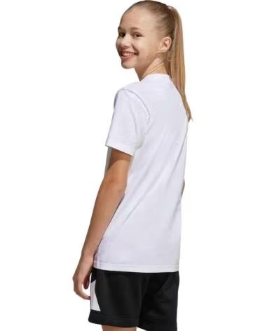 ADIDAS MAGLIETTA ADIDAS TIRO CON LOGO DA BAMBINA BLANCO