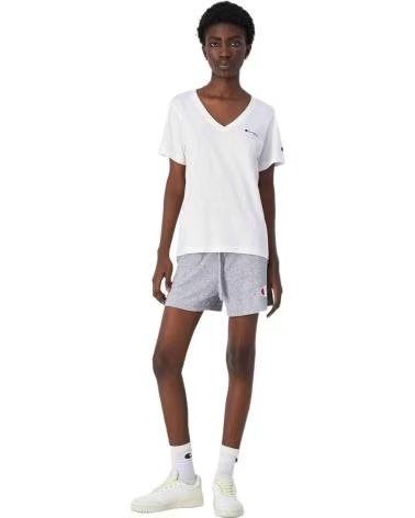 CHAMPION CAMISETA V-NECK MUJER BLANCA REF 865030 BLANCO