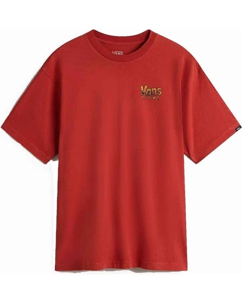 VANS OFF THE WALL THE T-SHIRT 160260 BORDEAUXROT REDCHR