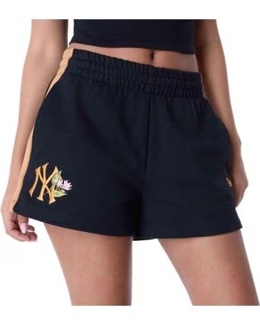 NEW ERA PANTALONCINO SPORTIVO NEW ERA NERO DA DONNA NEGRO