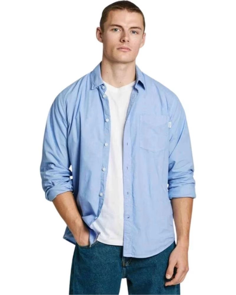 PEPE JEANS PEPE JEANS OXFORD-HEMD FÜR HERREN MIT LANGEN ÄRMELN AZUL
