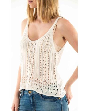 ONLY HÄKEL-TRÄGERTOP FÜR DAMEN BLANCO