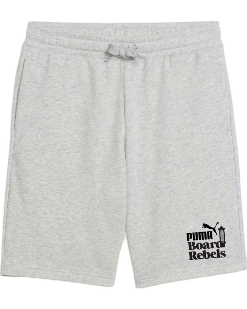 PUMA SHORT PUMA POUR GARÇONS GRIS